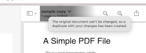 PDF Copy Made